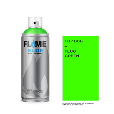 Spray Flame Blue 400ml, Neon Green